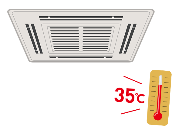 業務用エアコンの効きがよくない場合