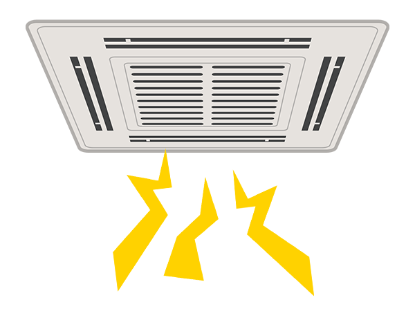 業務用エアコンから異音がする場合